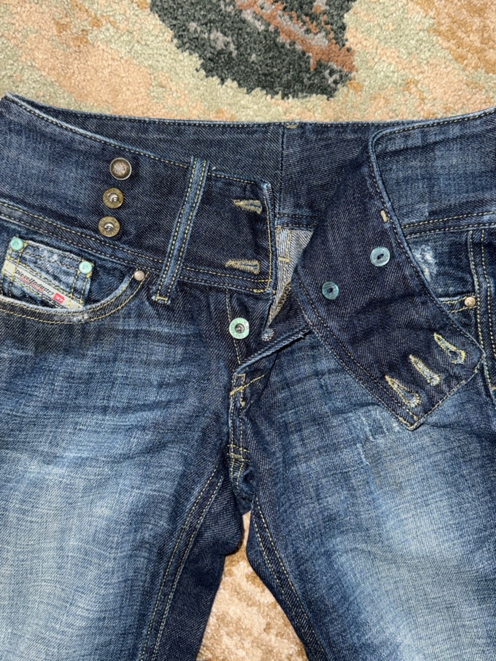 Diesel Dark Blue Women's boot cut Jeans - Picture 7 of 10